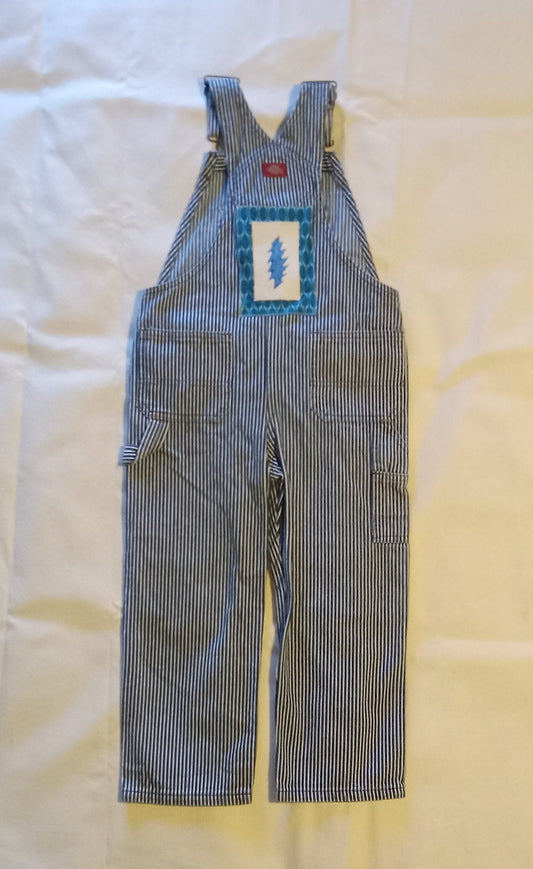 Kids Grateful Dead Eco Overalls 4t