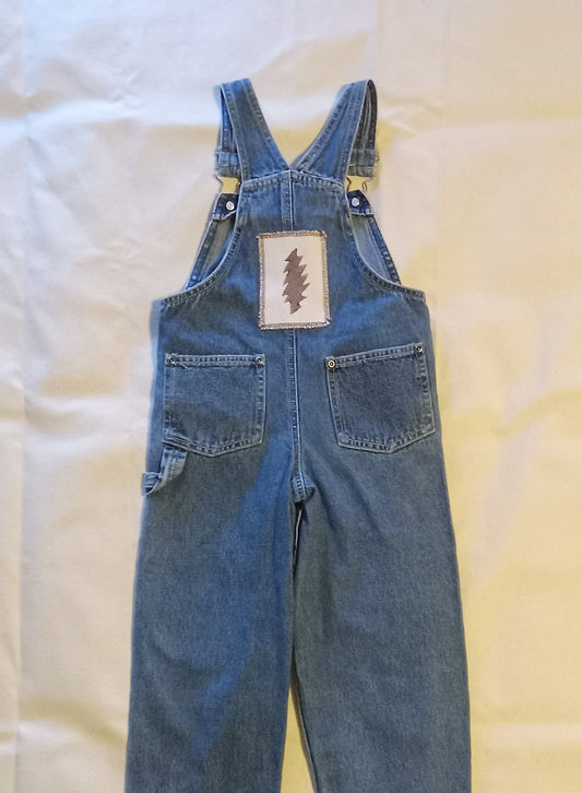 Kids Grateful Dead Eco Overalls 4t