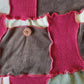 Grateful Dead Sparkly Patchwork Eco Velour Sweater Dress with Pockets