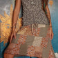 Rooted in Nature Patchwork Adjustable Eco Skirt