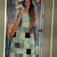 Magical Flower Fairy Patchwork Adjustable Open Back Lace Up Dress