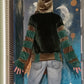 Elevate with the Evergreens Patchwork Eco Velour Hoodie