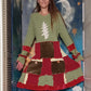 Grateful Dead Sparkly Patchwork Eco Velour Sweater Dress with Pockets