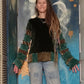 Elevate with the Evergreens Patchwork Eco Velour Hoodie