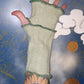 Grateful Dead Eco Wool Handwarmers / Fingerless Gloves