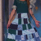 Snow Fairy Patchwork Tie Dye Eco Dress
