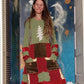 Grateful Dead Sparkly Patchwork Eco Velour Sweater Dress with Pockets