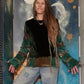 Elevate with the Evergreens Patchwork Eco Velour Hoodie