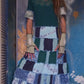 Snow Fairy Patchwork Tie Dye Eco Dress