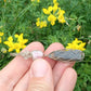 Lepidolite and Black Kyanite Sterling Silver Wire Wrapped Pendant