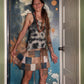 Born in a Desert Handmade Patchwork Hippie Adjustable Eco Skirt